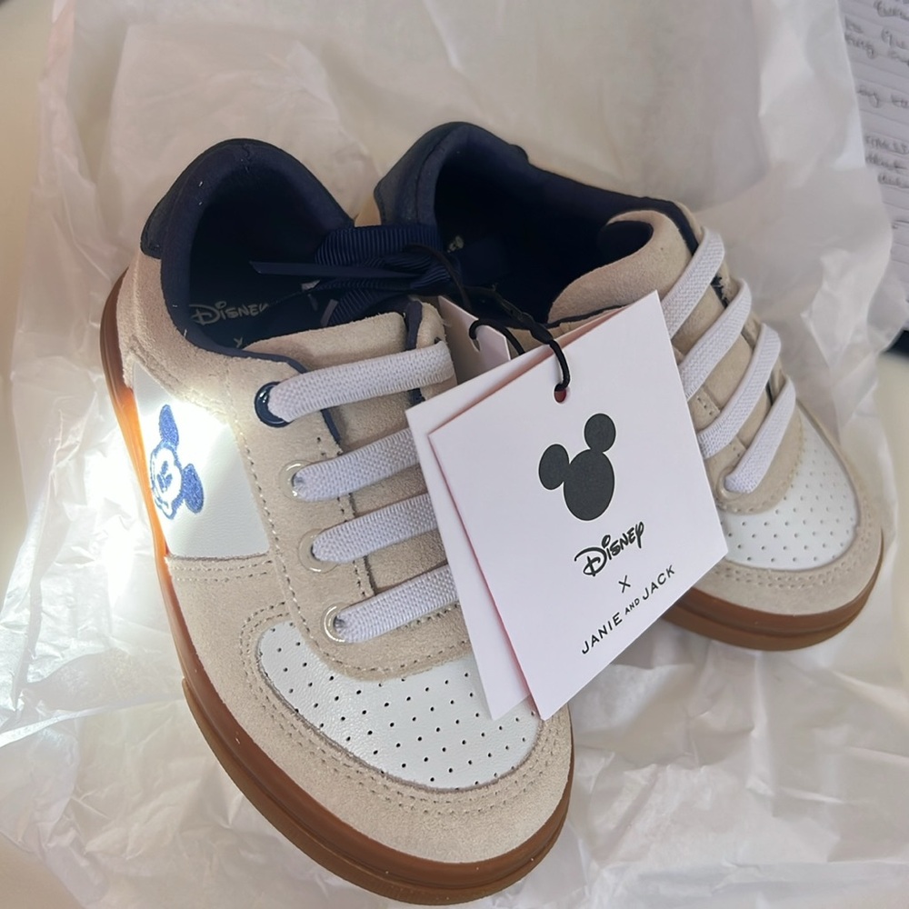 Janie and Jack Disney Mickey Mouse Sneaker - Picture 2 of 4